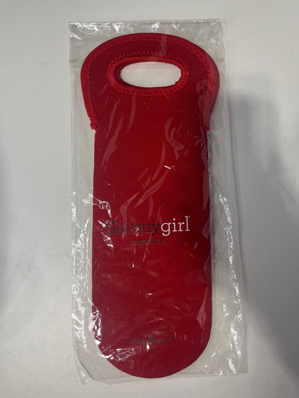 NEW Skinnygirl Red Insulated Skinny Margarita or Wine bottle Carrier Tote - Picture 2 of 2